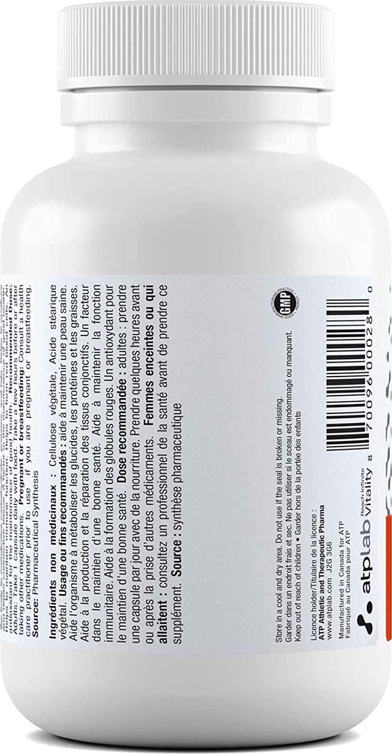 ATP LAB | Synerzinc 90 caps | Superior zinc Supplement an Essential Mineral for Your Health.
