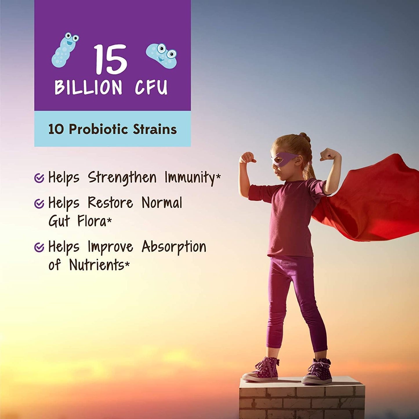 AVIRA ORGANICS Avira Organics Probiotics - Kids Immune Support, 60 Count