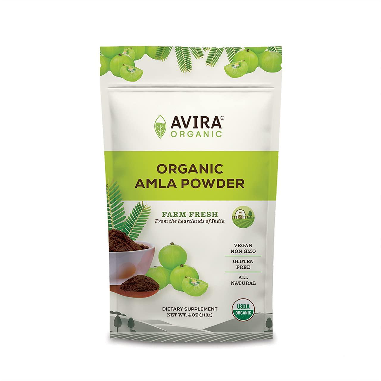 AVIRA ORGANICS Avira Organics Organic Amla Powder_8, 8 Ounce