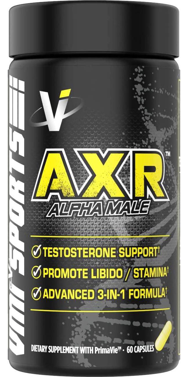 AXR Alpha Male | maximum Hormonal Support Supplement for Men | Testosterone Booster | Post Cycle Therapy 60ct