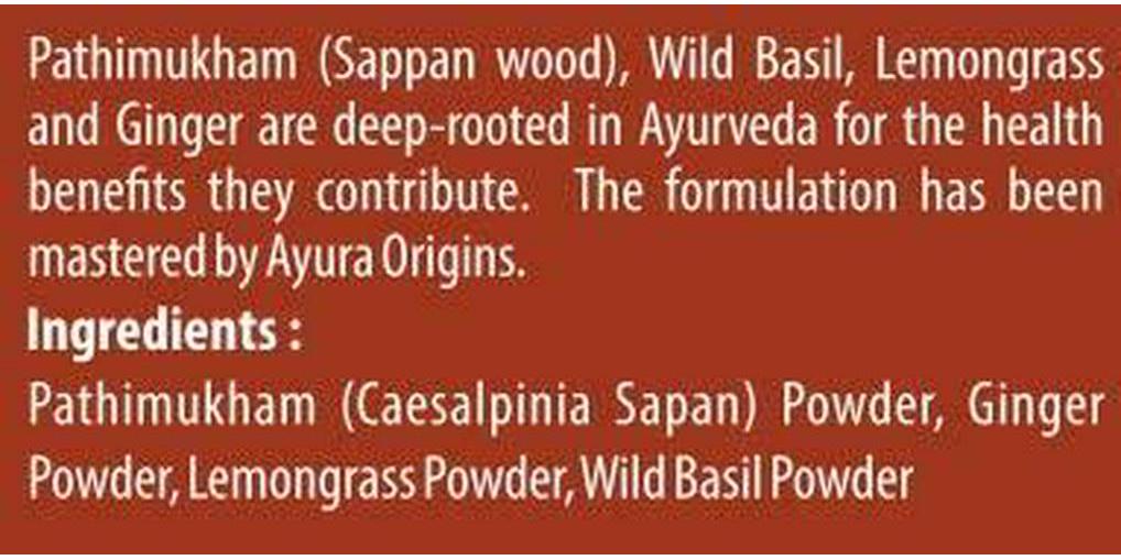 AYURA ORIGINS Nature s Sappanwood and Spice Max - Herbal Supplement to Support Body Detox