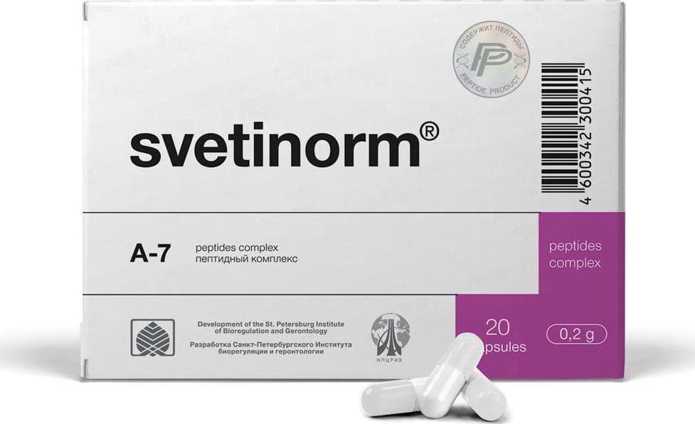 A-7 Svetinorm- Liver Peptide Bioregulator 20 Capsules