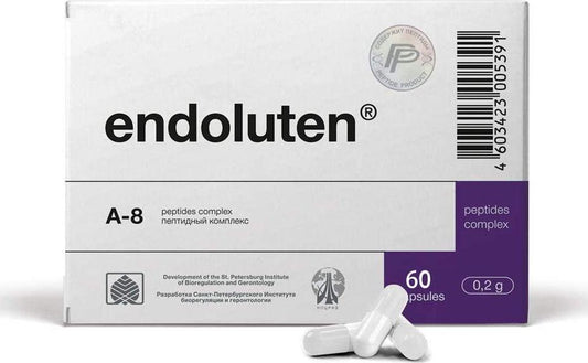A-8 Endoluten - Pineal Peptide Bioregulator 60 Capsules