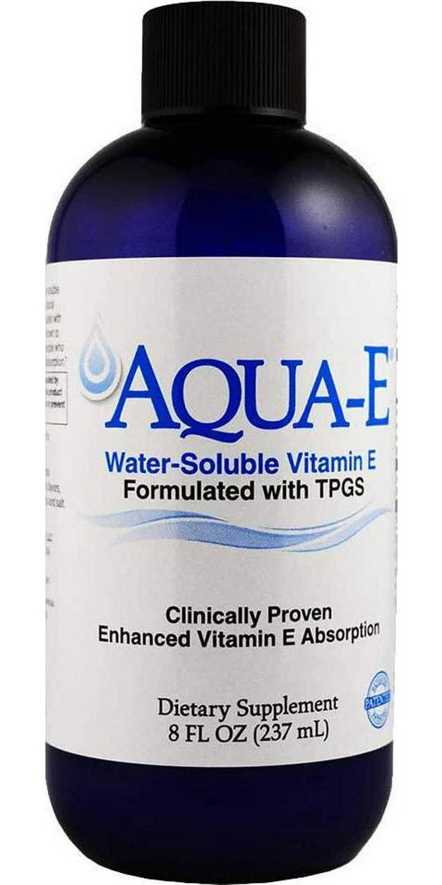 A C Grace Company Aqua-E Water-Soluble Vitamin E with Tocopherols Tocotrienols 8 fl oz 237 ml