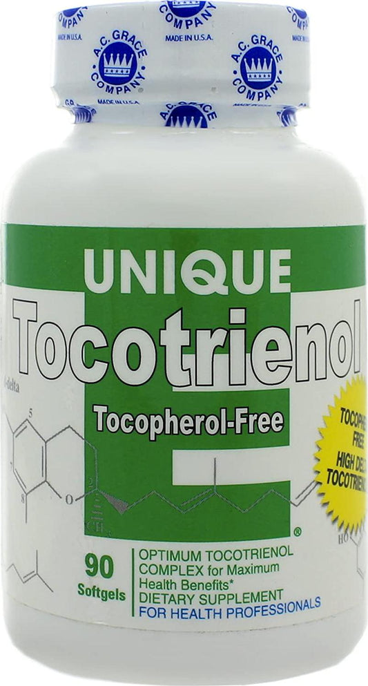 A C Grace Unique E Tocotrienols 125mg 90 Softgels