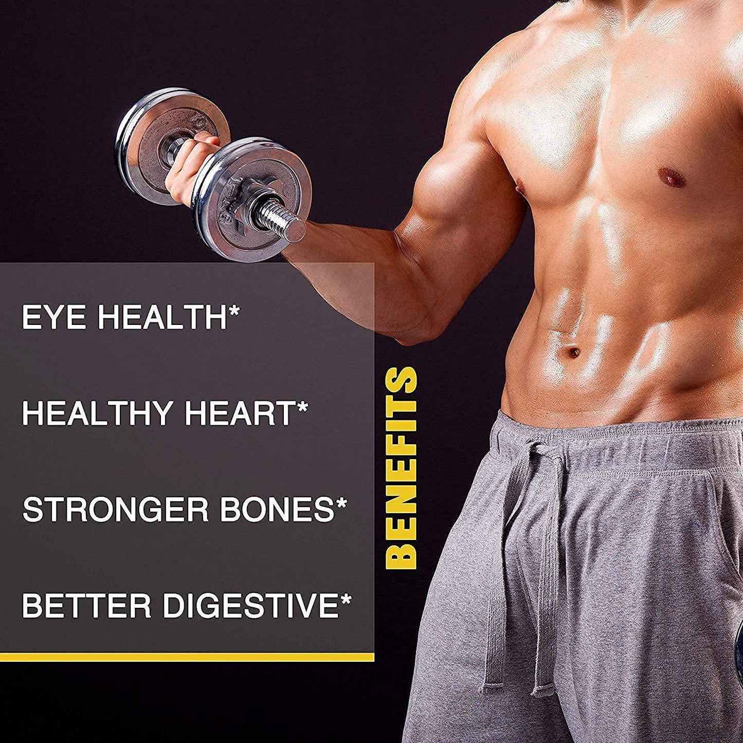 A to Z Multivitamin and Multimineral Supplment for Men - Vitamins A C D E K B1 B2 B6 B12. Magnesium, Calcium Biotin, Potassium, Zinc - Antioxidant Properties for Heart and Immune Health (100 Count)