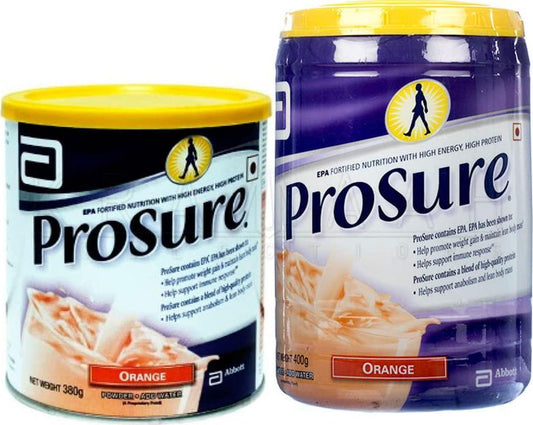 Abbott Prosure 400 gm Orange for Weight Gain Nutrition Cachexia Lean Mass Gain Anorexia