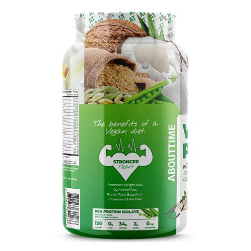 About Time Vegan Protein Supplement, Vanilla, 2 Pound