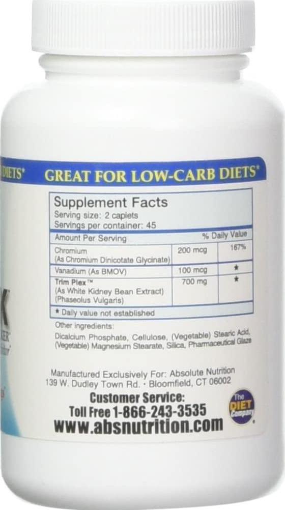 Absolute Nutrition CBlock Carb/Starch Blocker, 90 Caplets