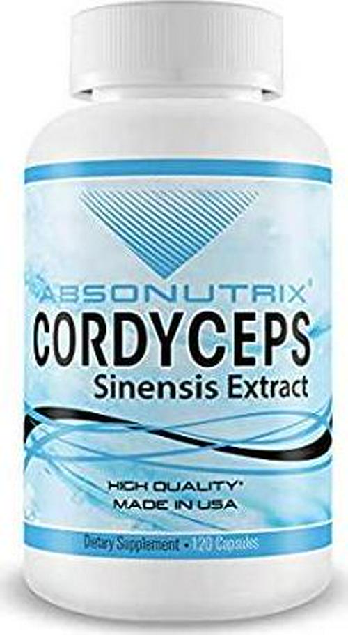 Absonutrix Cordyceps Sinensis Extract |Made in USA |120 Veg Capsules Increased Immunity and Energy Levels