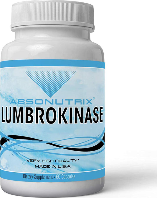 Absonutrix Lumbrokinase 40 mg Enteric coated 60 tablets supports healthy heart