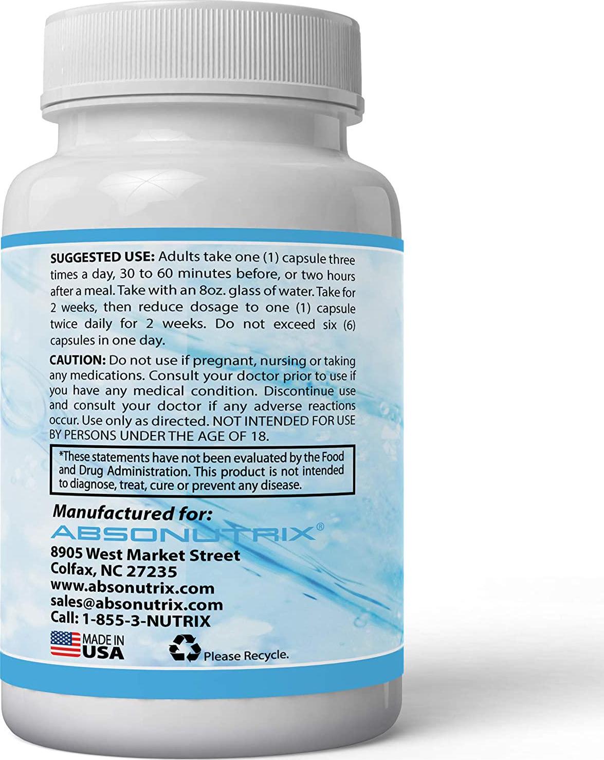 Absonutrix Lumbrokinase 40 mg Enteric coated 60 tablets supports healthy heart