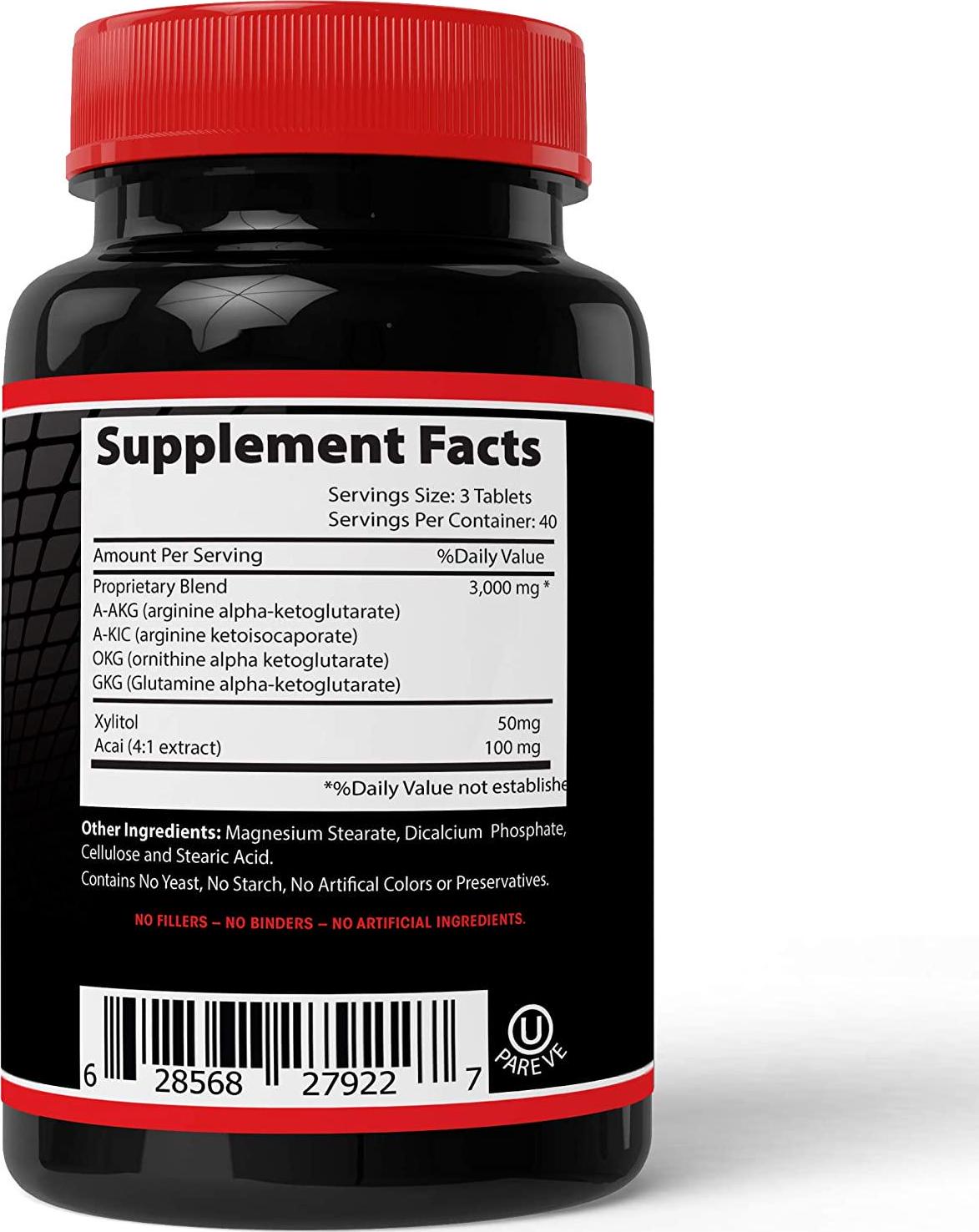 Absonutrix Xtreme Power Formula Nitric Oxide Blend 120 Tablets