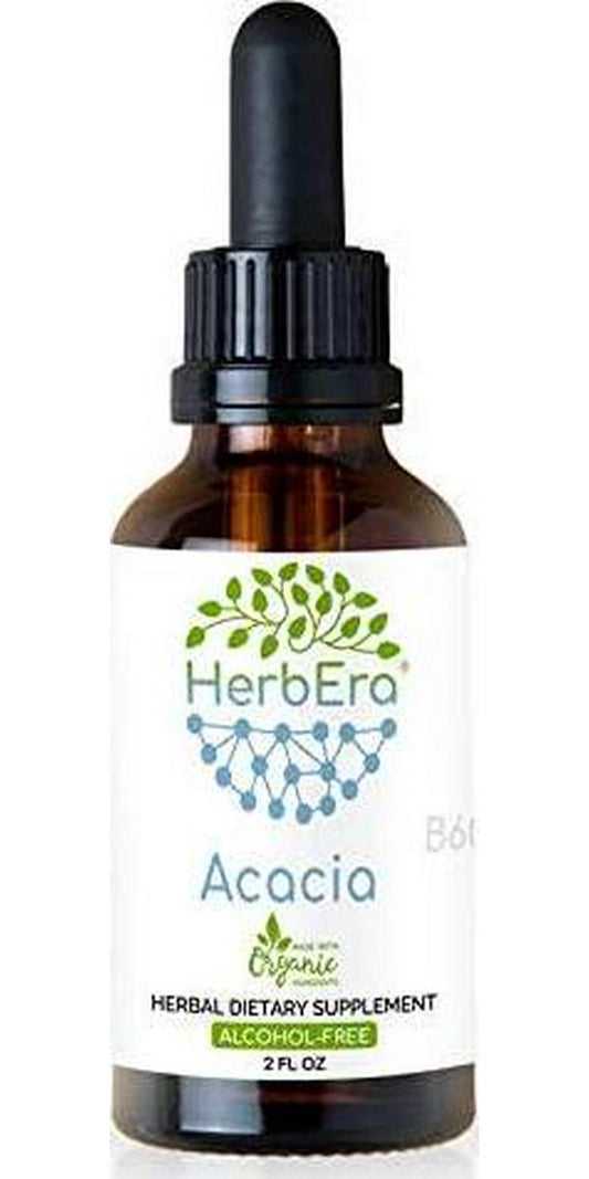Acacia B60 Alcohol-Free Herbal Extract Tincture, Super-Concentrated Organic Acacia (Senegalia Senegal) (2 fl oz)