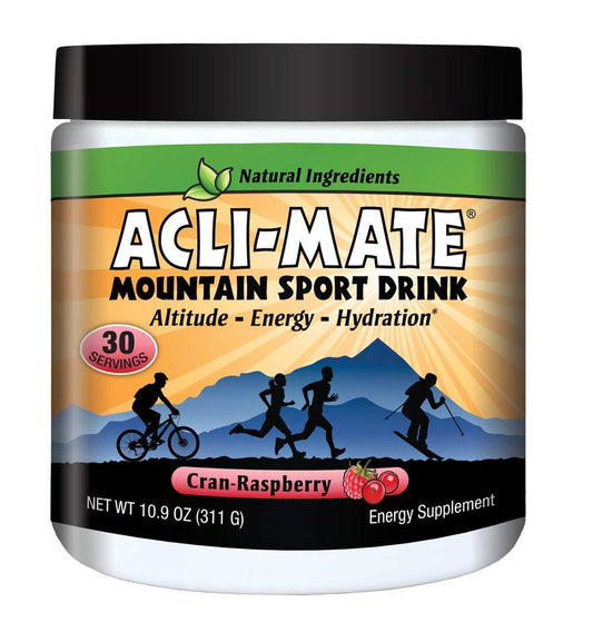 Acli-Mate Mountain Sport Drink - Altitude Sickness Aid - Cran Raspberry Tub