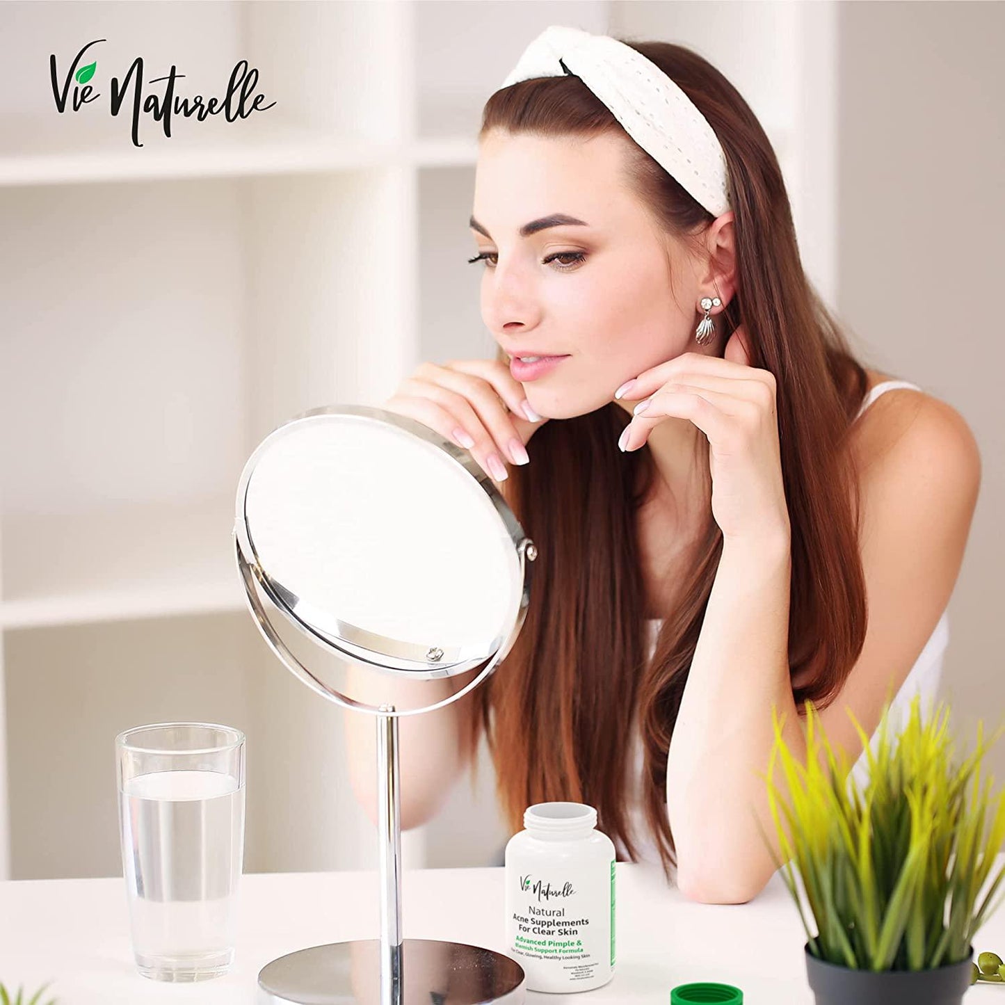 Acne Vitamins & Acne Supplements for Acne Treatment - Acne Pills & Acne Vitamin Supplements for Cystic Acne Treatment - Face, Back, Body & Hormonal Acne Treatment for Teens, Women & Men - 90 Pills