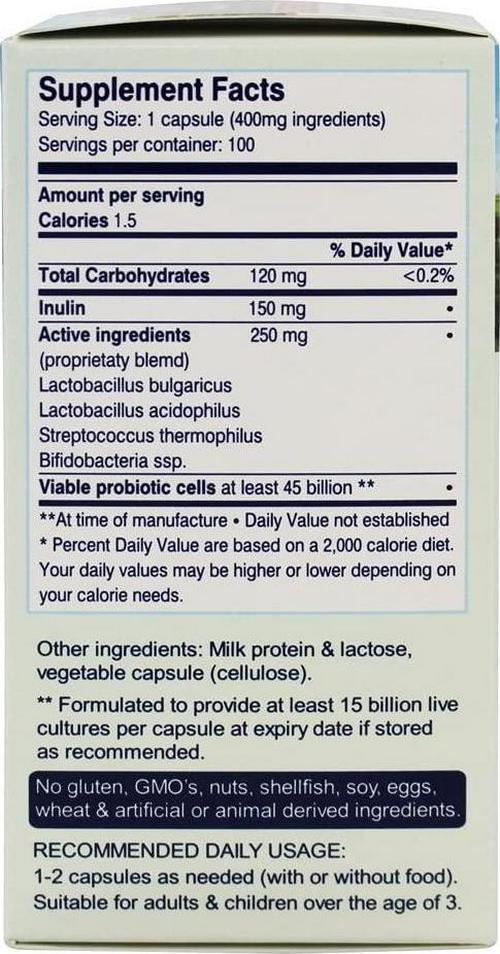 Actiflora + Synbiotic (Pre/Probiotic) Kendy 100 VCaps