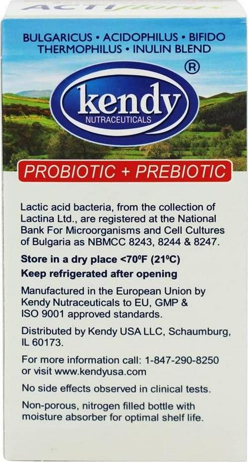 Actiflora + Synbiotic (Pre/Probiotic) Kendy 100 VCaps