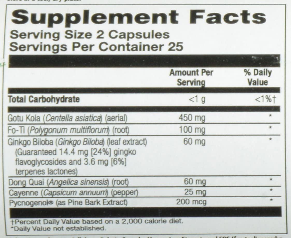 Action Labs Super Ginkgo Biloba Plus, 50 Count