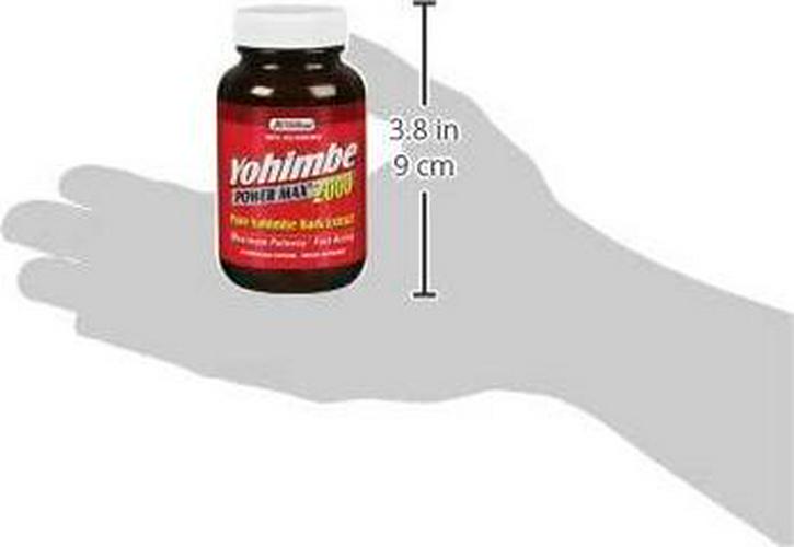 Action Labs Yohimbe Power Max 2000, 50-Count