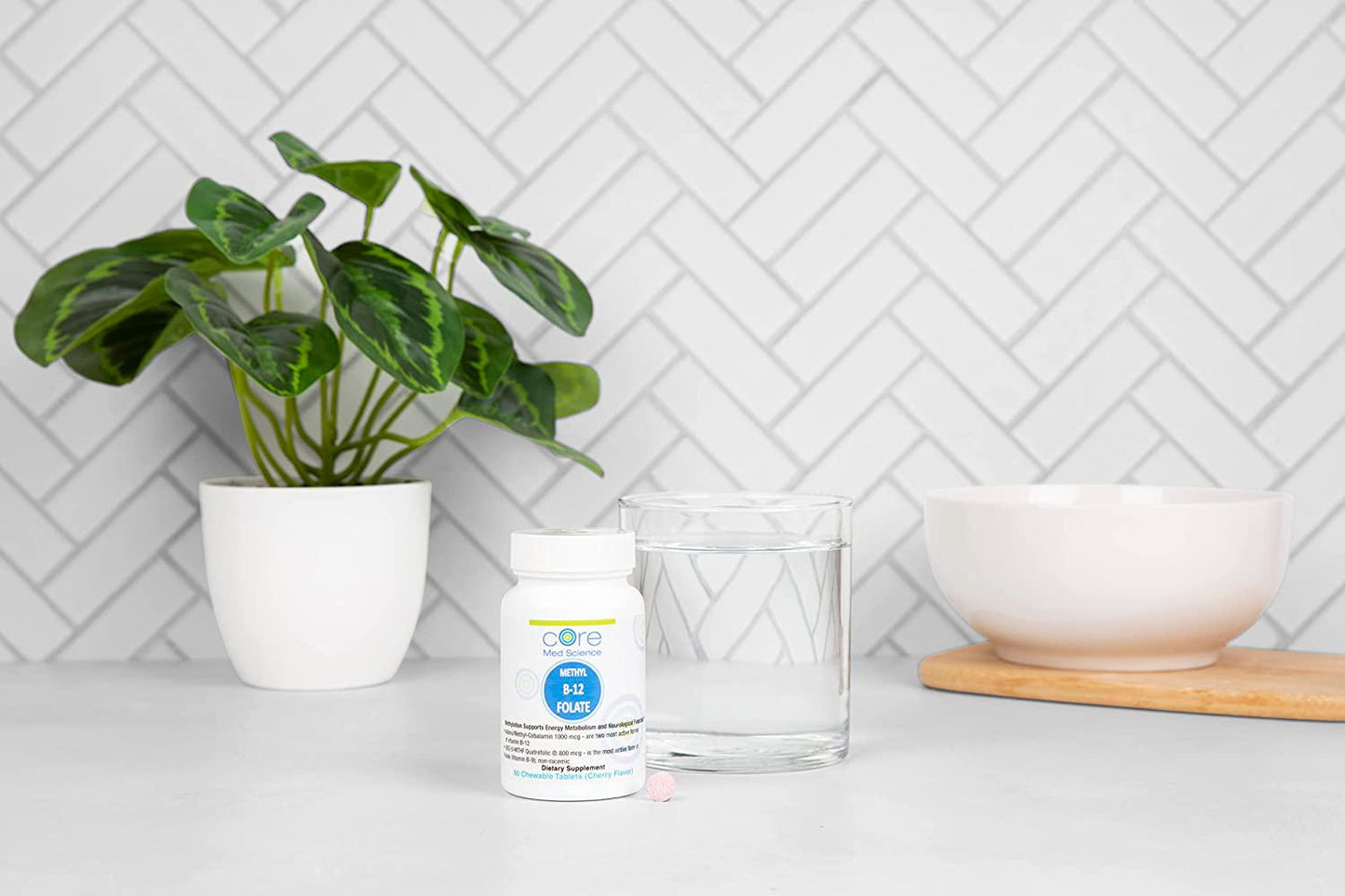 Activated B12 Folate Lozenges - Quatrefolic 800 mcg 5-MTHF - High Potency Methyl Folate B9 + 1000 mcg Vitamin B12 (Methyl B12 and Adenosyl B12) - Cherry Flavor 60 Lozenges