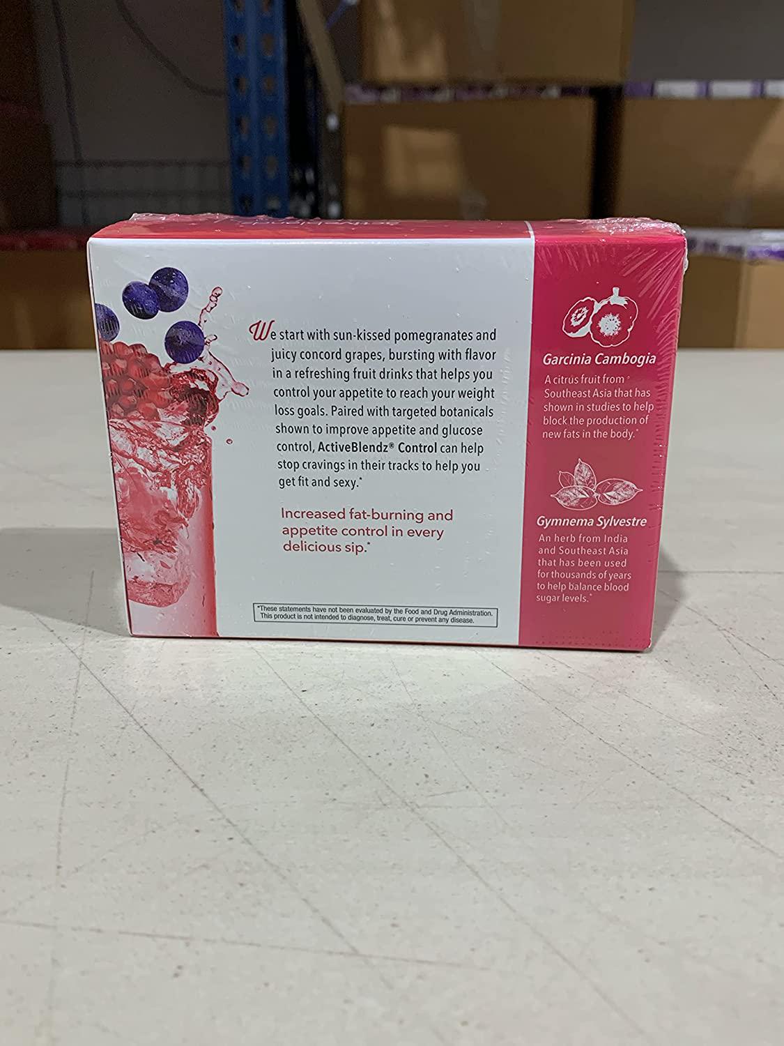 ActiveBlendz Control w The Herbs, Super Citrimax (Garcinia Cambogia), Gymnema Sylvestre, for Weight Management, Appetite Control and Balance Sugar Levels, Natural Instant Fruit Beverage 24 ct, Javita