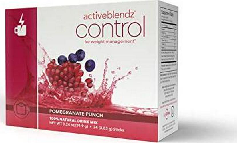 ActiveBlendz Control w The Herbs, Super Citrimax (Garcinia Cambogia), Gymnema Sylvestre, for Weight Management, Appetite Control and Balance Sugar Levels, Natural Instant Fruit Beverage 24 ct, Javita