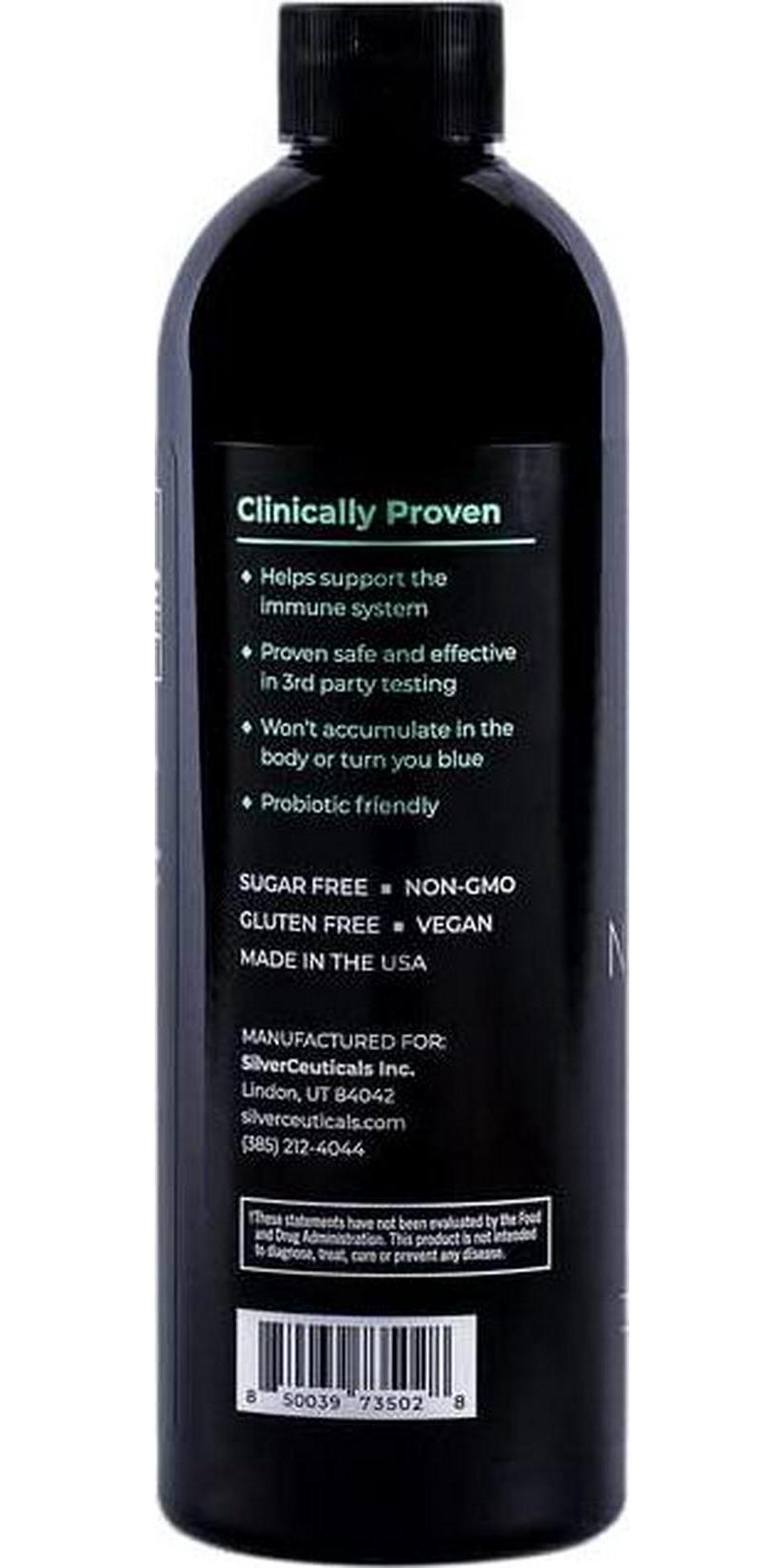 Active Defense Nano-Silver+ - 16oz 32ppm Colloidal Silver. - Immune Support Supplement