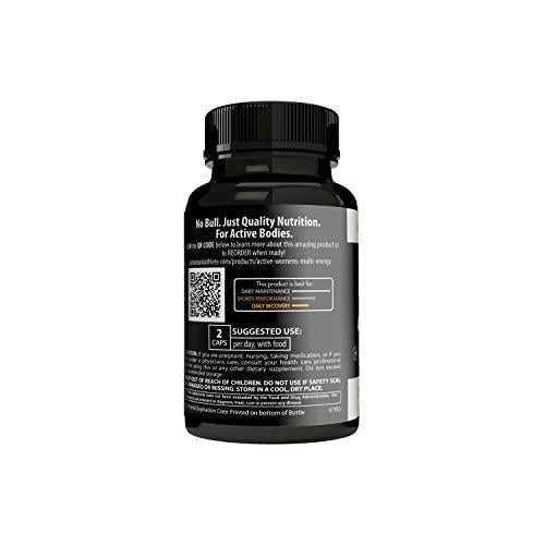 Active Women's Daily Multivitamin and Energy Supplement | Plus Womens Hormone Support, Natural Energy Boosters and Immune Blend (60 Pills)