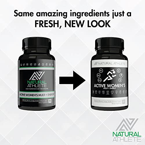 Active Women's Daily Multivitamin and Energy Supplement | Plus Womens Hormone Support, Natural Energy Boosters and Immune Blend (60 Pills)