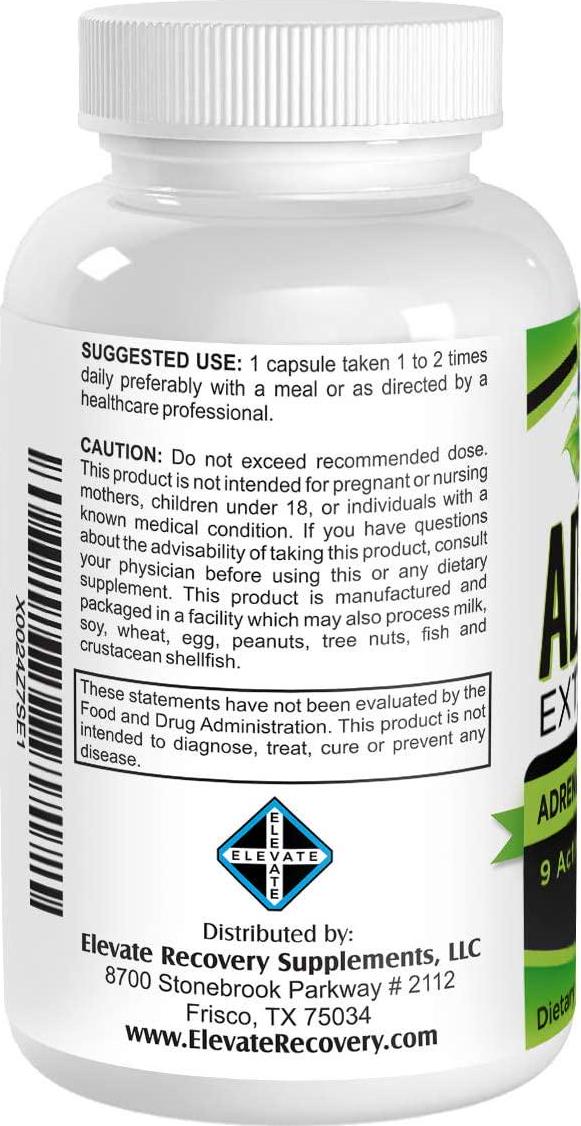 Adaptogen Extract Supplement Blend - Adaptogens Supplements - Herbal Adaptogen Formula Complex - 60 Capsules