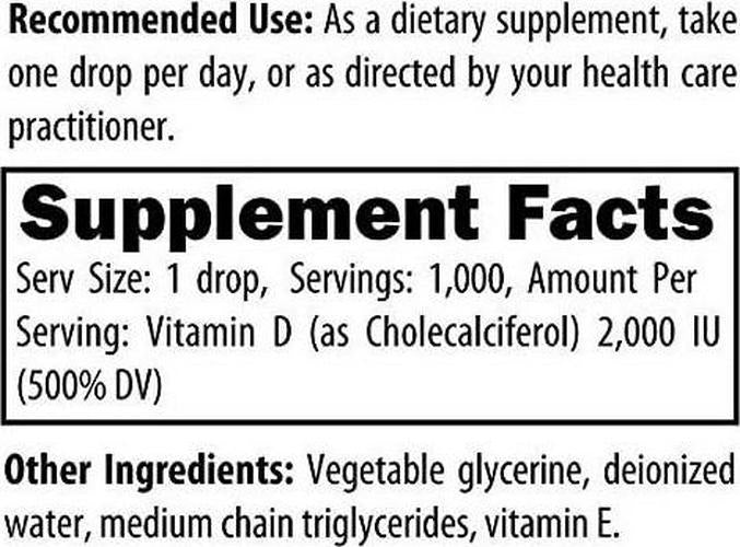 Adaptogen Research - Bio-Emulsion-D3 - 2000IU Per Drop Emulsified Liquid Vitamin D - 1fl oz