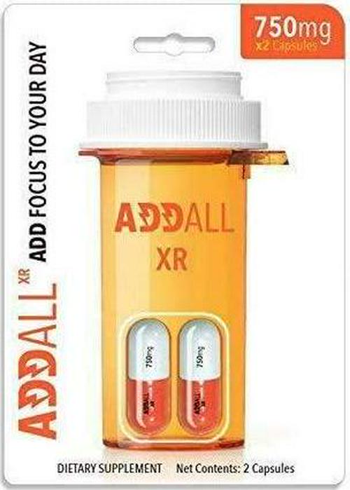 Addall XR 3 Pack (6 Capsules) - Ships in a Box + Free Pack of Vitamin B12 Pills (4 Capsules)