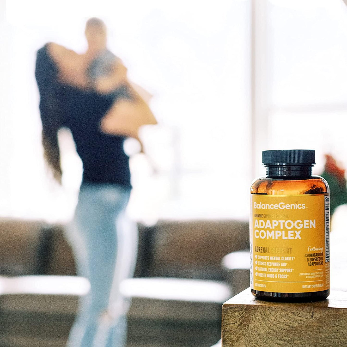 Adrenal Support, Stress Relief, Cortisol Manager - Adrenal Support Supplements with Ashwagandha, Holy Basil, Suma Root, Licorice Root Offering Stress Response, Anxiety Relief, Adrenal Health