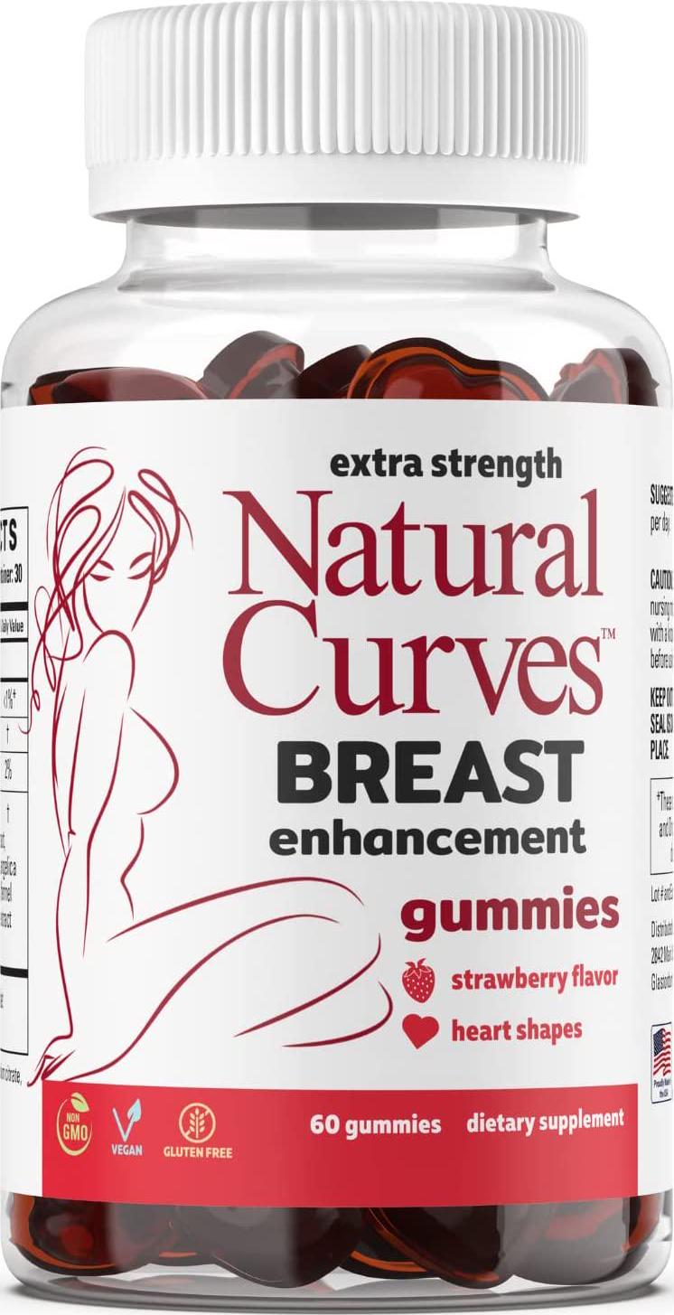 Advanced Breast Gummies, Natural Curves Breast Firming and Lifting