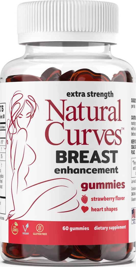 Advanced Breast Gummies, Natural Curves Breast Firming and Lifting