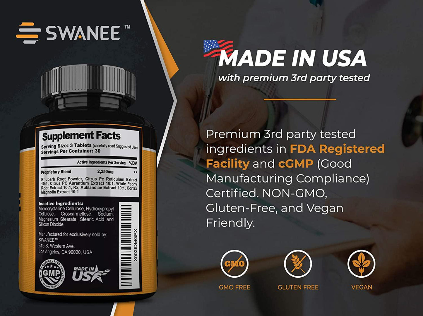 Advanced Colon Cleanse for Regularity, Weight Loss, Full Body Detox, Bloating and Complexion 90 Tablets