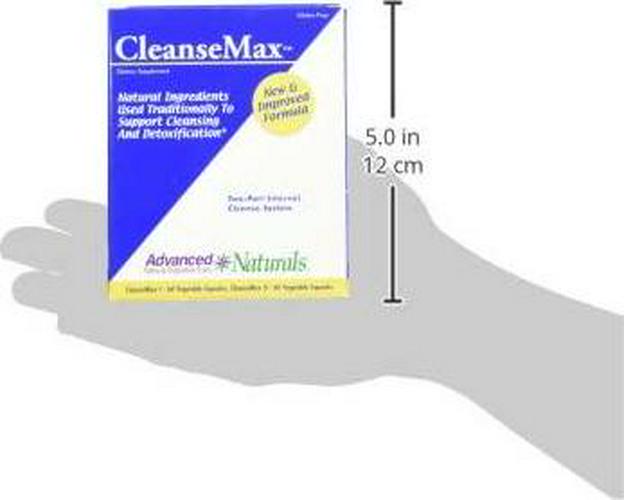 Advanced Naturals Cleansemax 2-Part Kit Blue and White 60 Count (Pack of 2) 120 Count