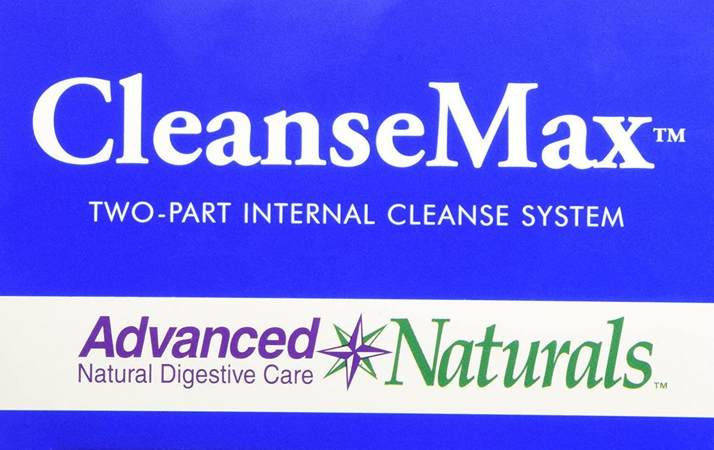 Advanced Naturals Cleansemax 2-Part Kit Blue and White 60 Count (Pack of 2) 120 Count