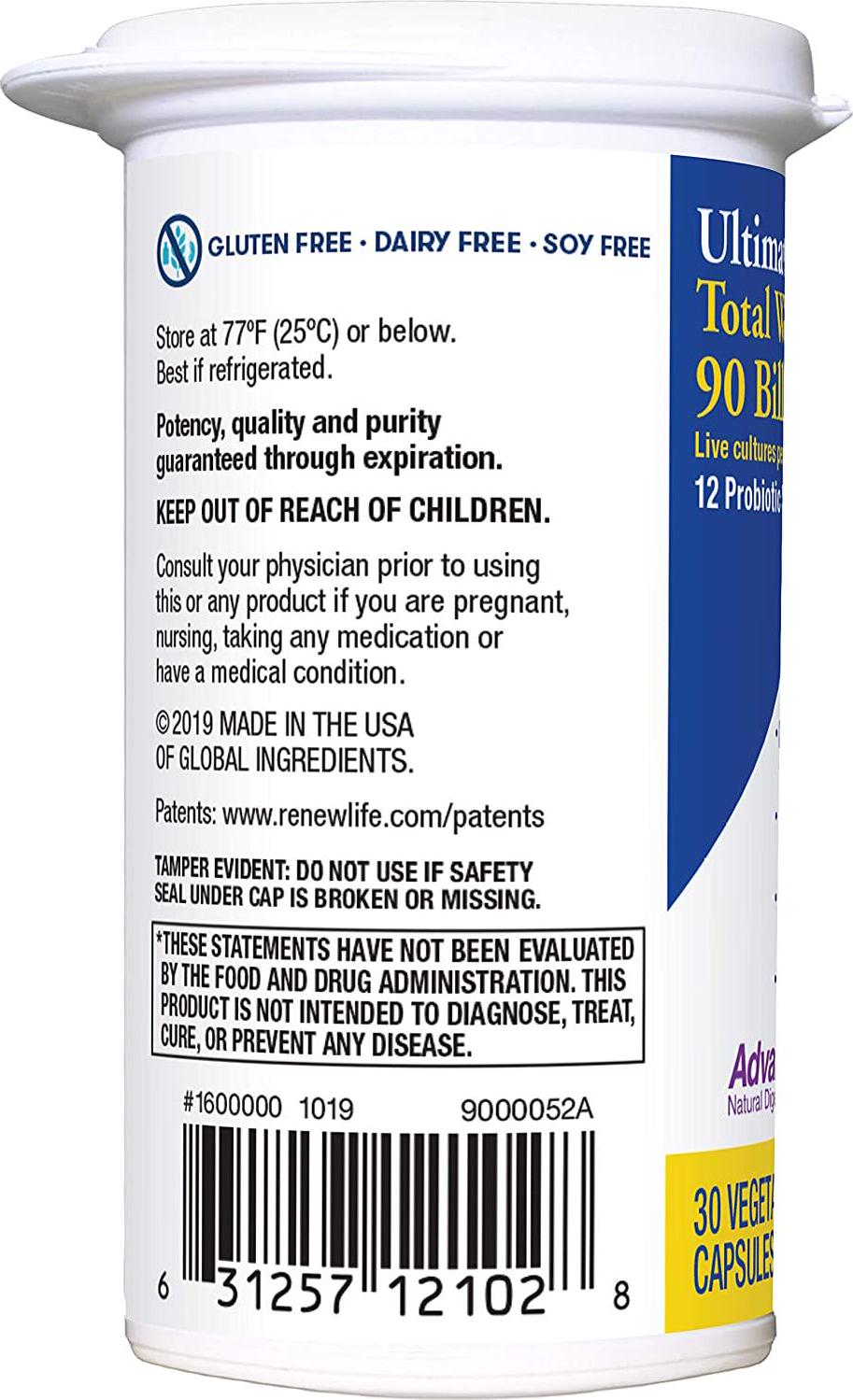 Advanced Naturals Ultimate Floramax Total Woman Care 90 Billion Caps, 30 Count