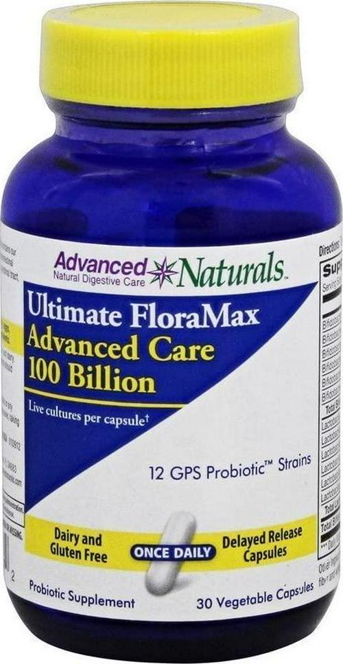 Advanced Naturals Ultimate Floramax Advanced Care 100 Billion Caps, 30 Count