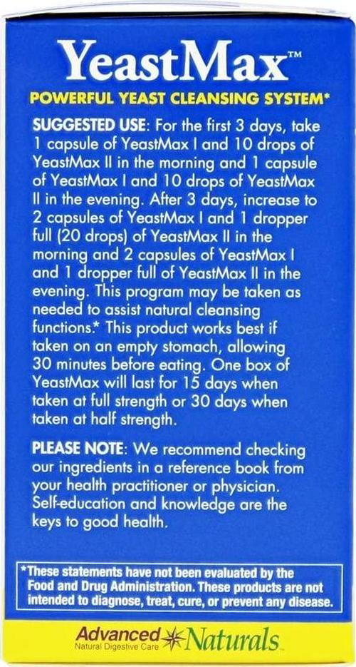 Advanced Naturals Yeastmax 2-Part Kit