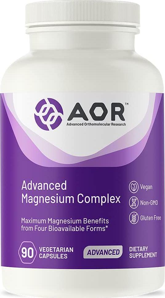 Advanced Orthomolecular Research AOR Advanced Magnesium Complex 90 Vegan Capsules
