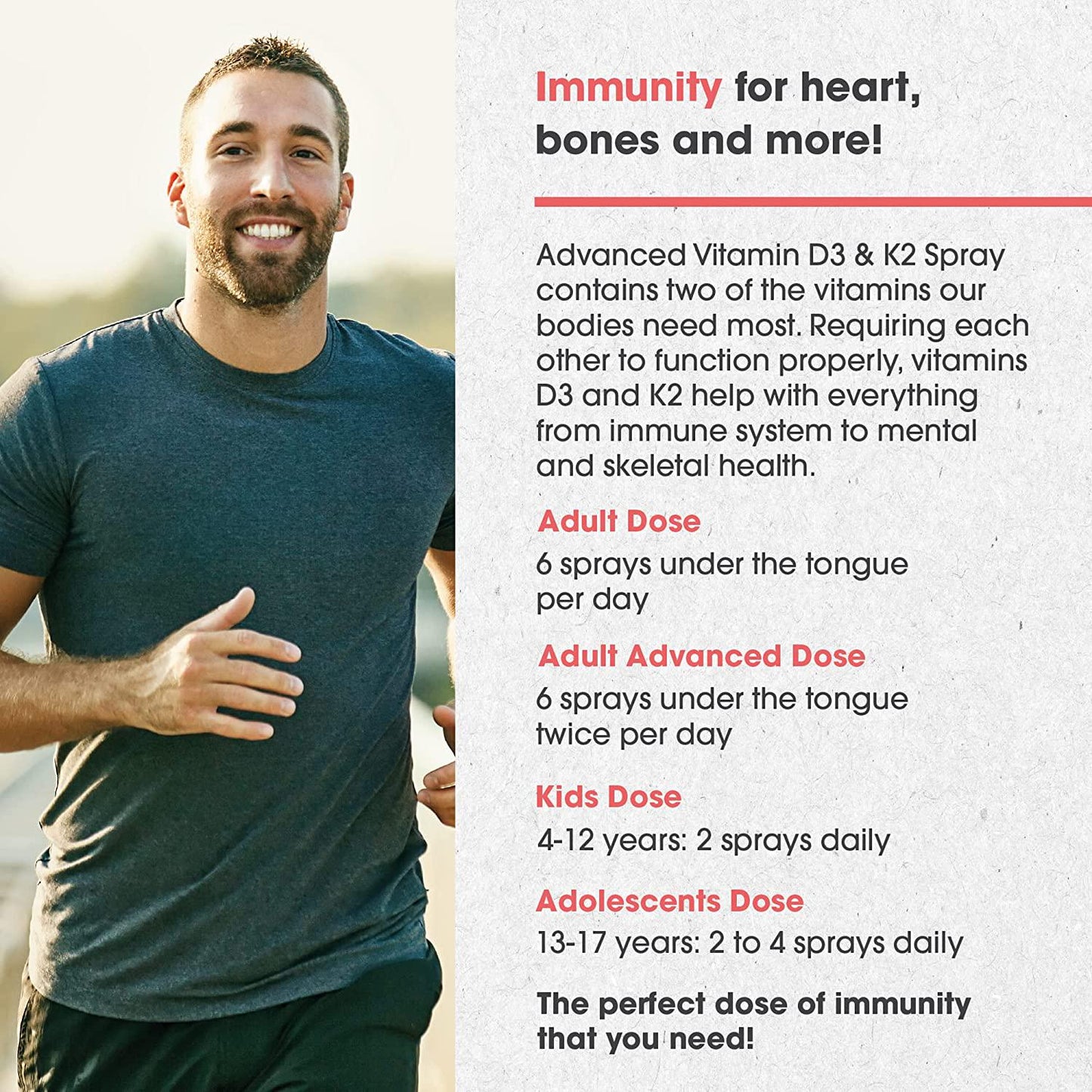 Advanced Vitamin D3 and K2 Spray-Most Effective Delivery with Nano Technology Provides Instant Absorption. More Effective Than Pills, Powders, and Capsules. (4 oz)