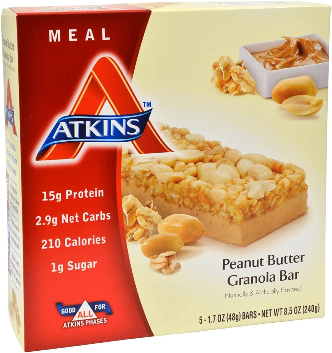 Advantage Bar, P Butter Granl, 5 pk ( Multi-Pack)