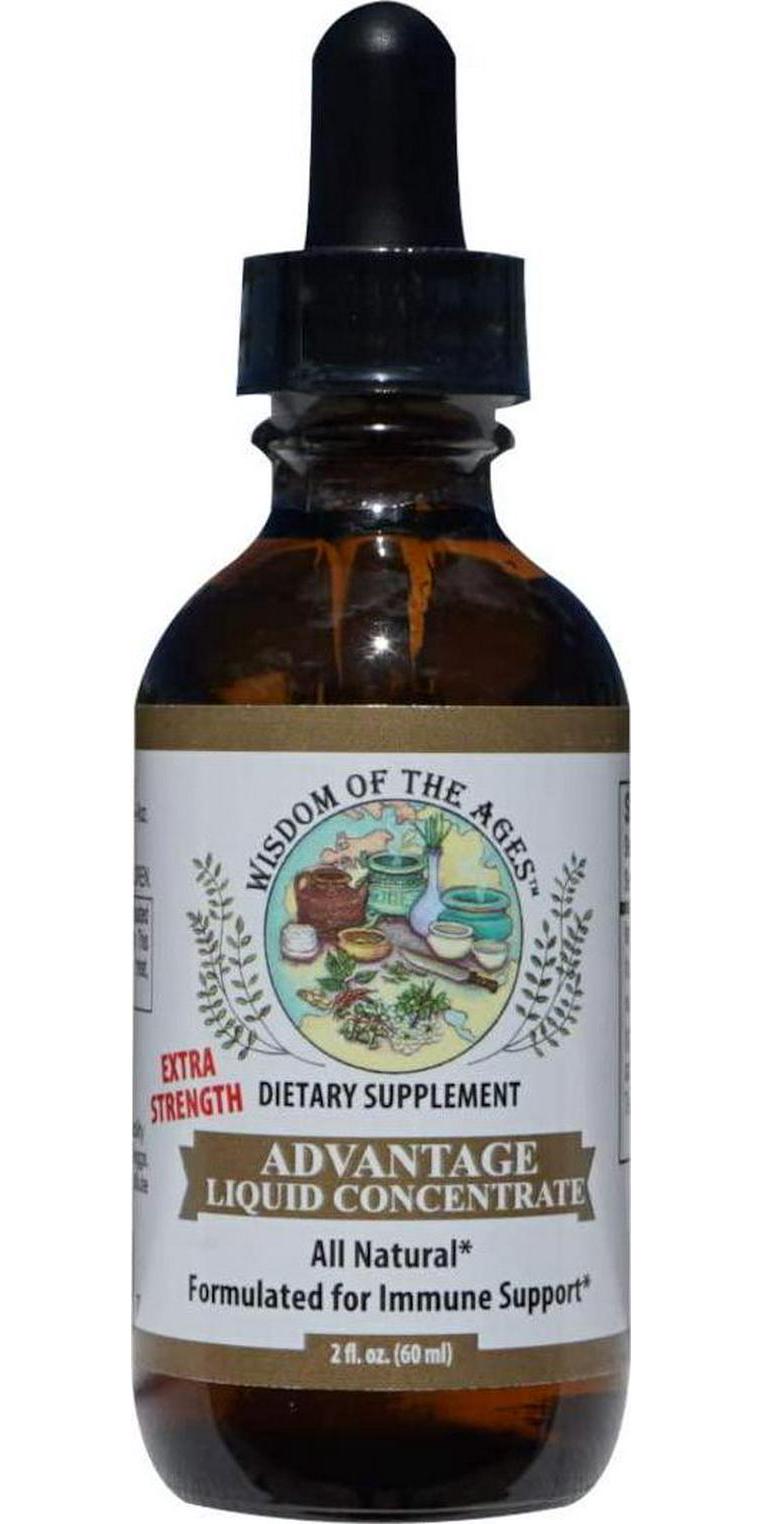 Advantage Liquid Concentrate Natural Immune Support with The Power of Grapefruit Seed Extract, Green Tea and Jasmine Tea. 2 fl oz.