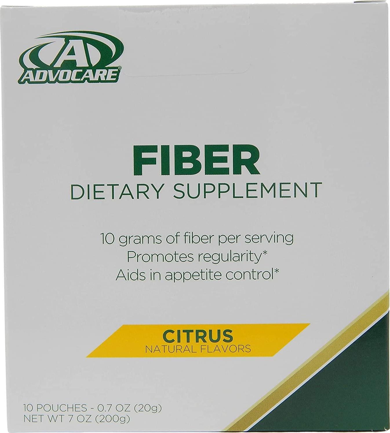 AdvoCare Fiber CITRUS, 10 pouches .7oz each
