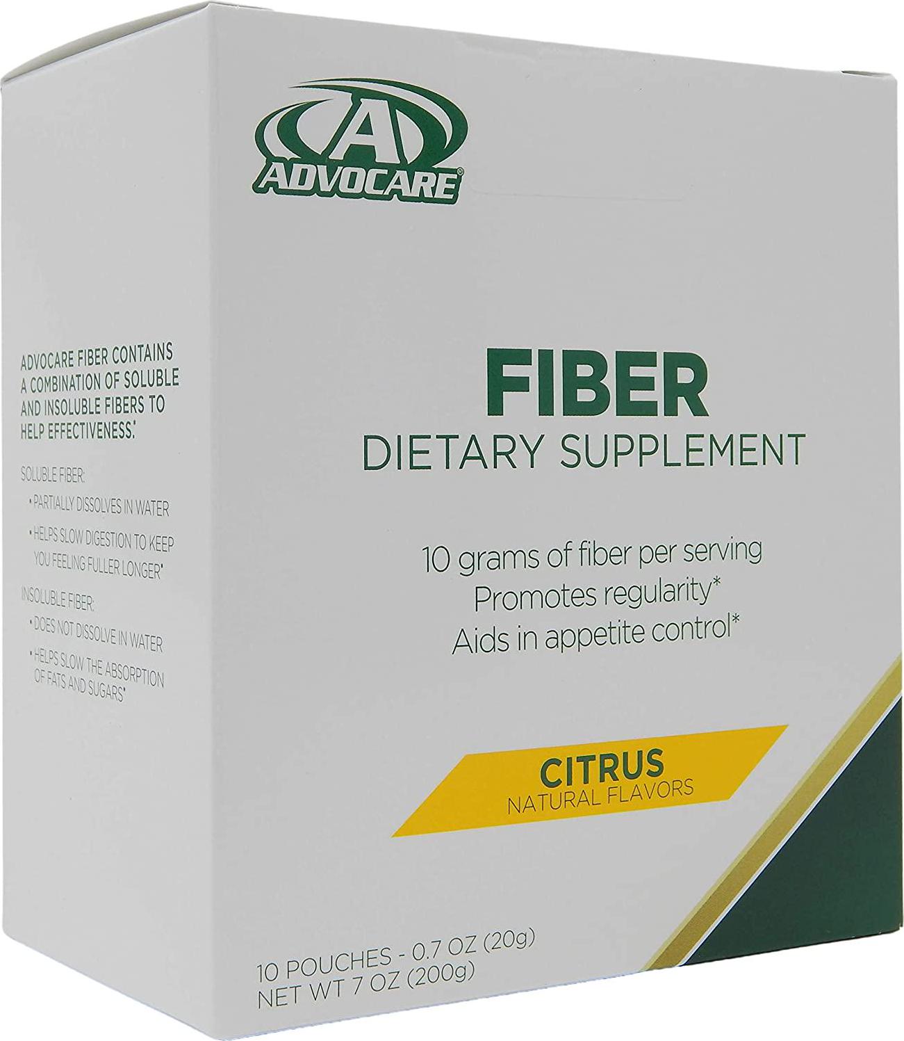AdvoCare Fiber CITRUS, 10 pouches .7oz each