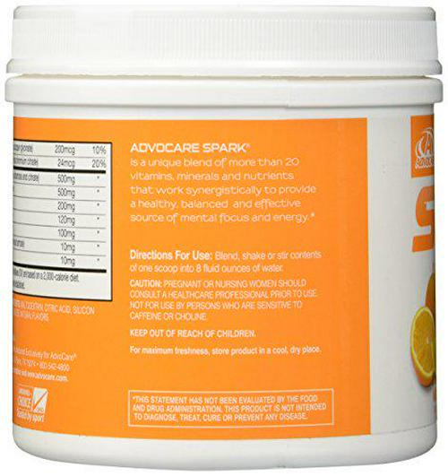 AdvoCare Mandarin Orange Spark Canister 10.5 Ounce - New