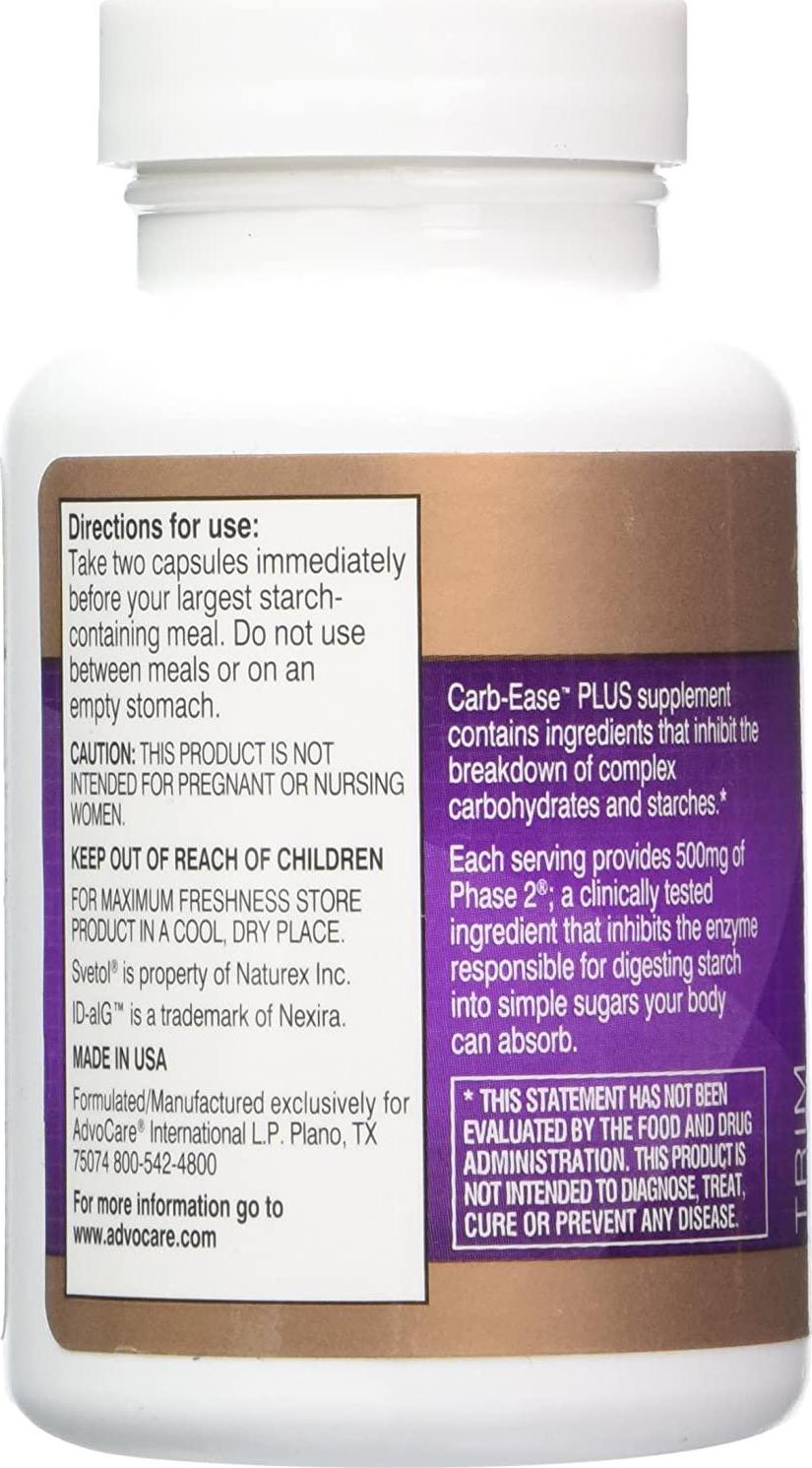 Advocare Carb-Ease Plus - 60 Capsules